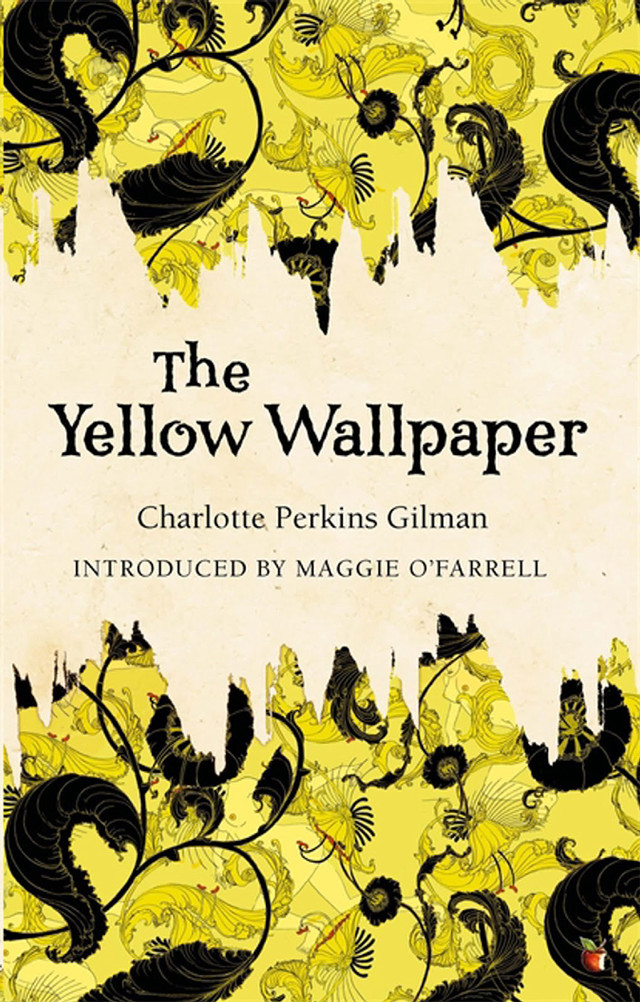 Yellow book cover birds flowers free wallpaper for mobile - medium preview image
