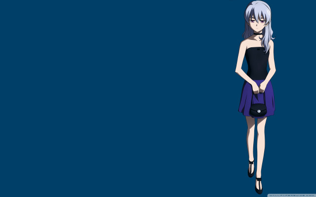Woman short dress purse blue free wallpaper for desktop - medium preview image