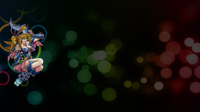 Anime character cellphone black background free wallpaper for desktop - medium preview image