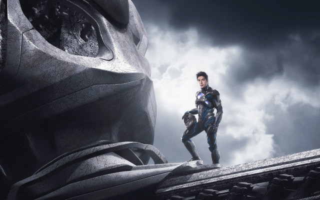 Man standing building giant robot free wallpaper for desktop - medium preview image