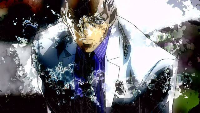 Afrofuturism suit blackwhite shaded portrait free wallpaper for desktop - medium preview image