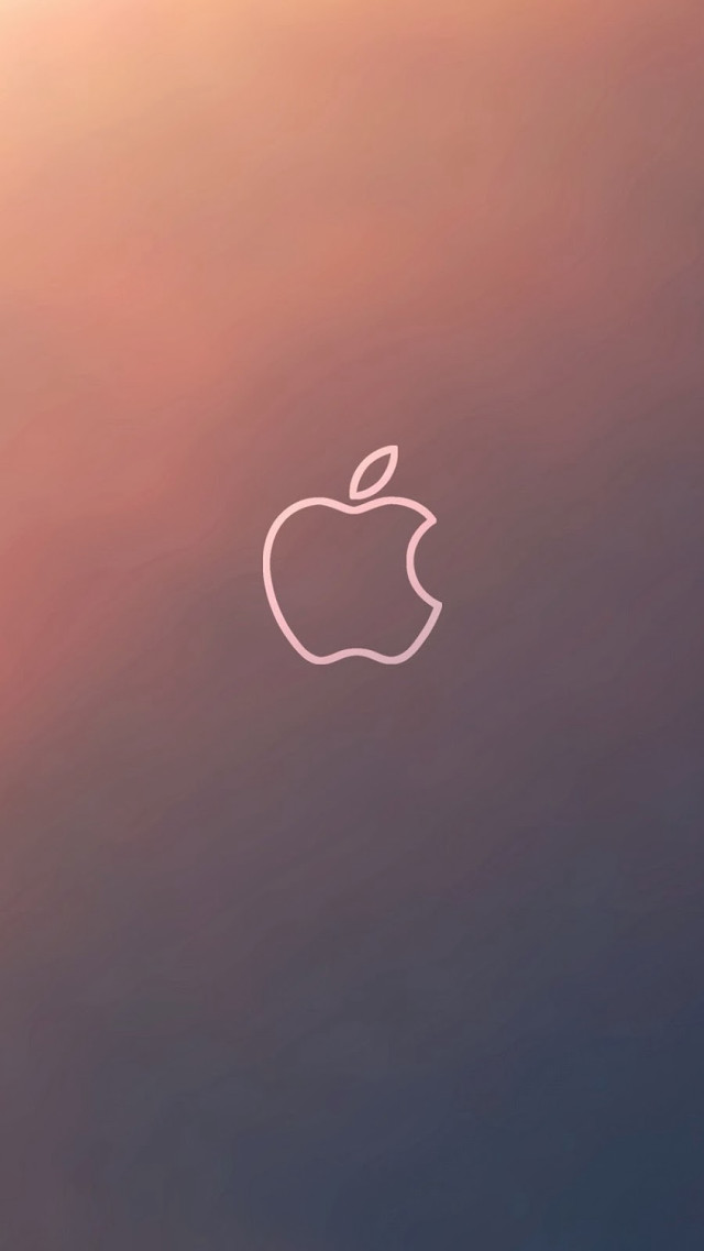 Apple logo wall blurry sky free wallpaper for mobile - medium preview image