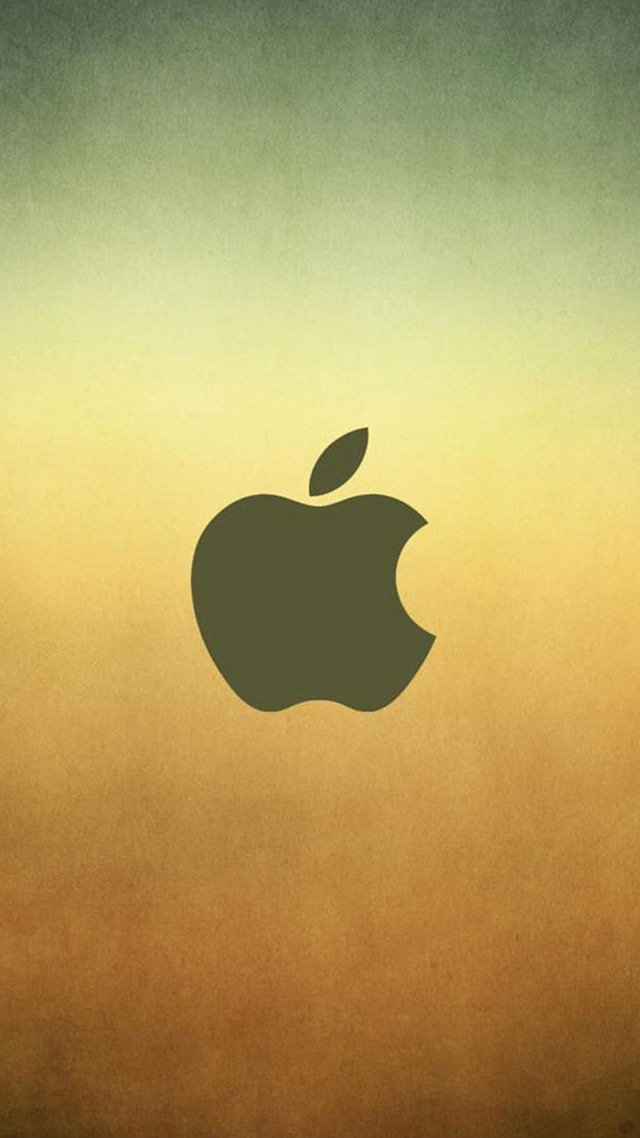 Apple logo wall brown background free wallpaper for mobile - medium preview image