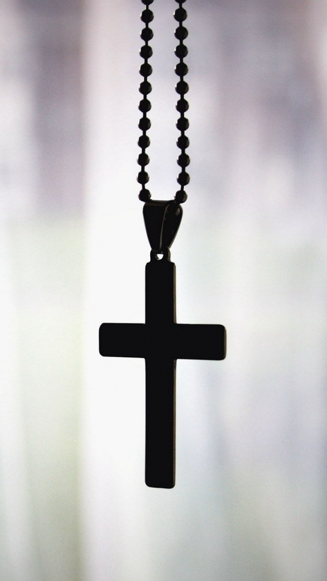Black cross chain window sill #2 free wallpaper for mobile - medium preview image
