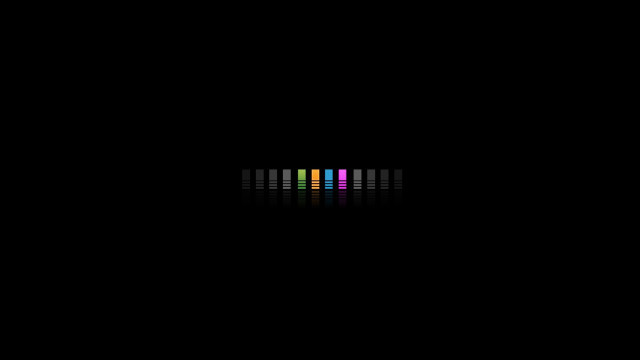 Black background multicolored line abstract free wallpaper for desktop - medium preview image