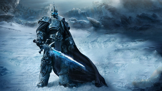 Man suit sword snow mountains #4 free wallpaper for desktop - medium preview image