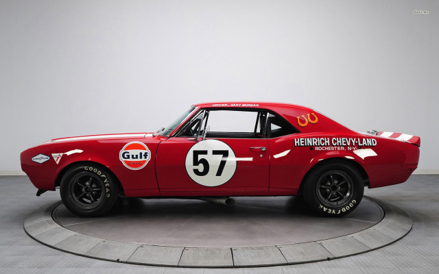 Red car number round surface free wallpaper for desktop - medium preview image