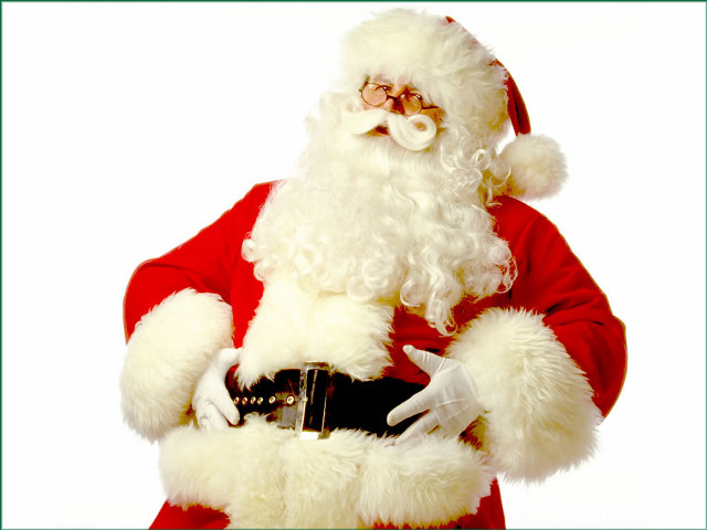 Santa claus cell phone belt free wallpaper for desktop - medium preview image