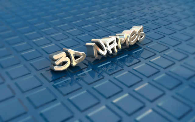 3d rendering gold letters blue free wallpaper for desktop - medium preview image
