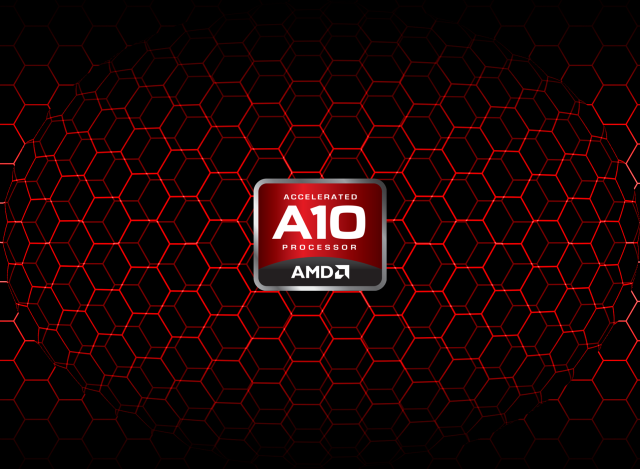 Red black logo hexagonal pattern free wallpaper for desktop - medium preview image
