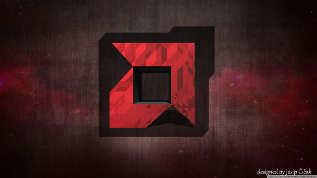 Red black bauhaus aurora cityscape free wallpaper for desktop - medium preview image