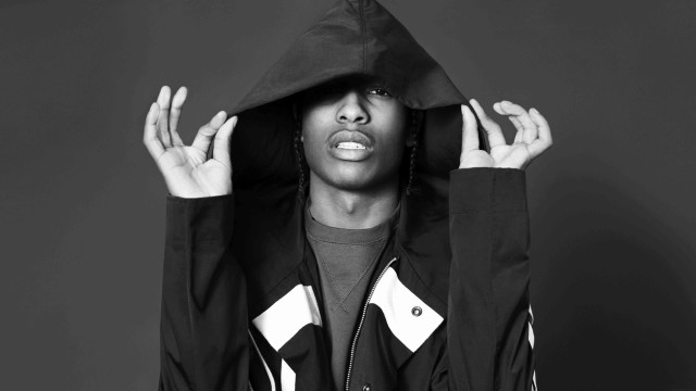 Man black jacket hands face free wallpaper for desktop - medium preview image