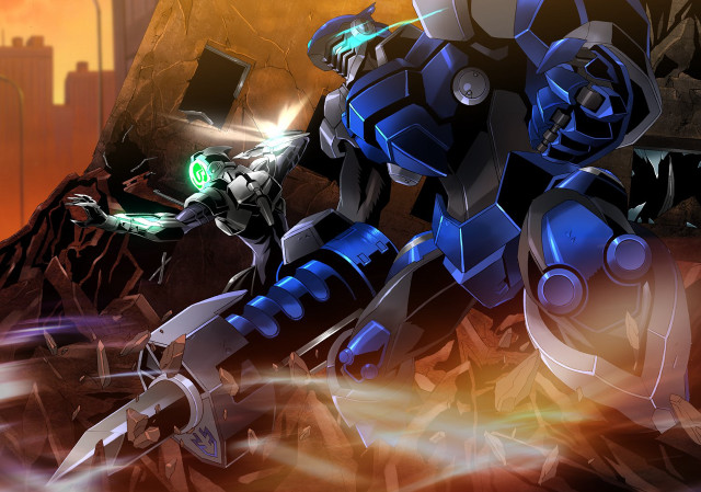 Robot attack sci fi mecha free wallpaper for desktop - medium preview image