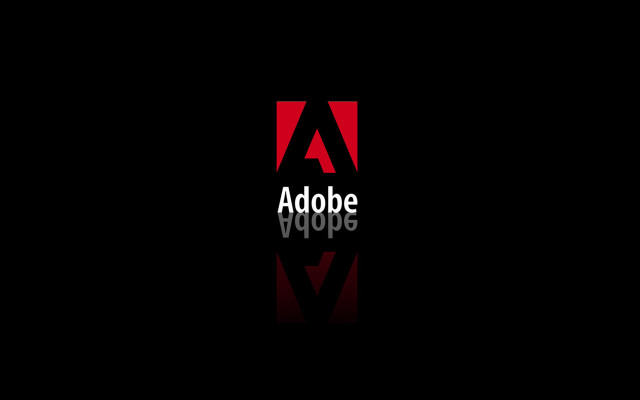Black red logo adobe red free wallpaper for desktop - medium preview image