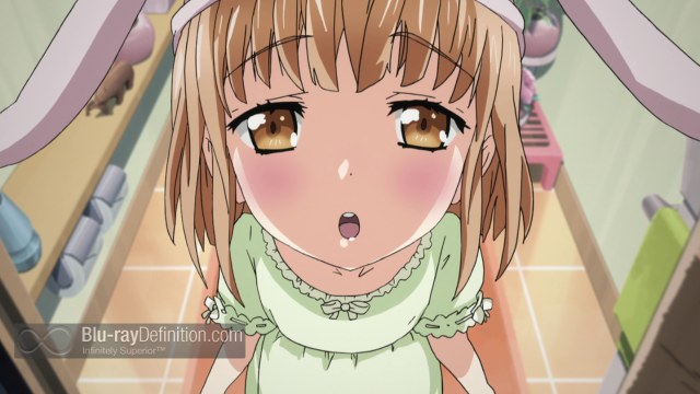 Girl green dress rabbit ears free wallpaper for desktop - medium preview image