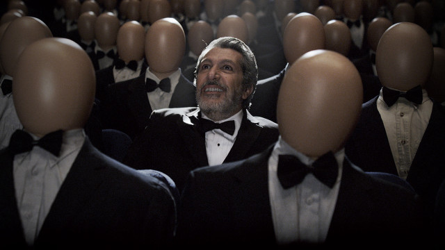 Man tuxedo mannequins heads arms free wallpaper for desktop - medium preview image