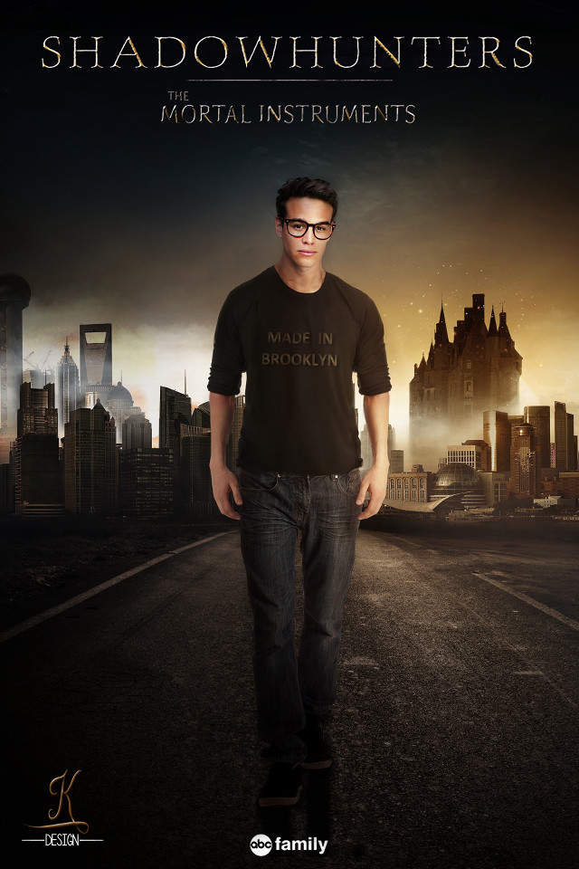 Man standing road city poster free wallpaper for mobile - medium preview image