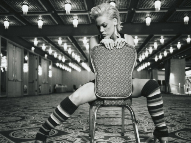 Woman chair room lights ceiling free wallpaper for desktop - medium preview image