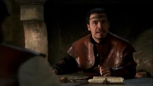 Man leather jacket sitting table free wallpaper for desktop - medium preview image