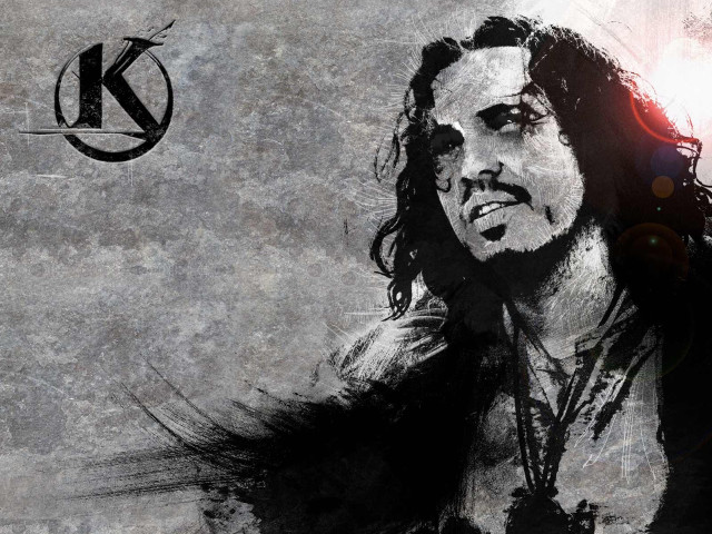 Man long hair black shirt #5 free wallpaper for desktop - medium preview image