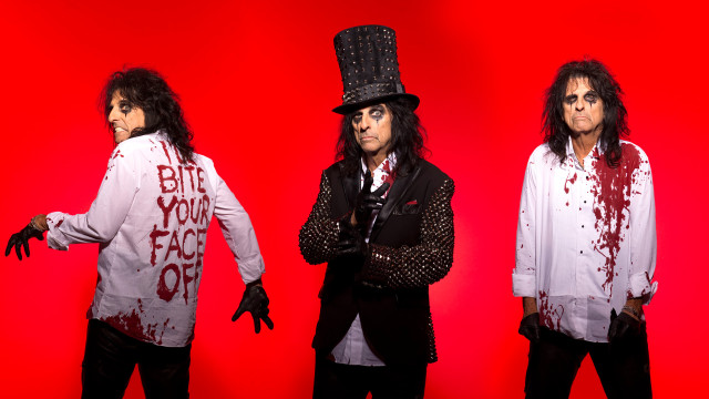 Costumed men blood top hat free wallpaper for desktop - medium preview image