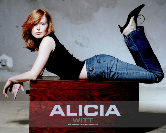 Woman laying wooden box legs free wallpaper for desktop - medium preview image