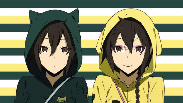Anime characters hoods cat ears free wallpaper for desktop - medium preview image