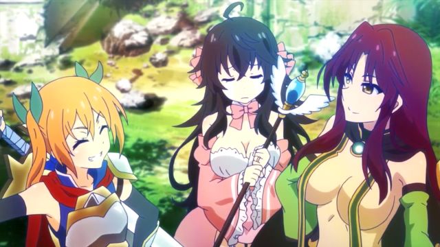 Anime girls long hair sword #3 free wallpaper for desktop - medium preview image