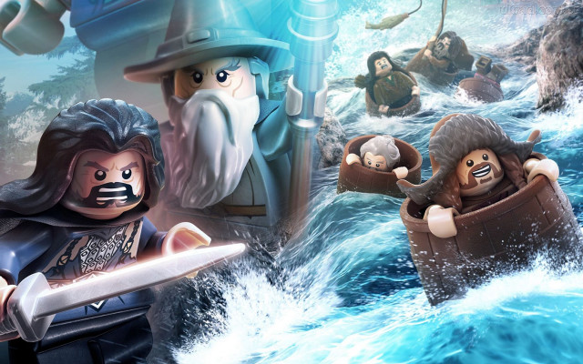 Lego boat men fantasy water free wallpaper for desktop - medium preview image