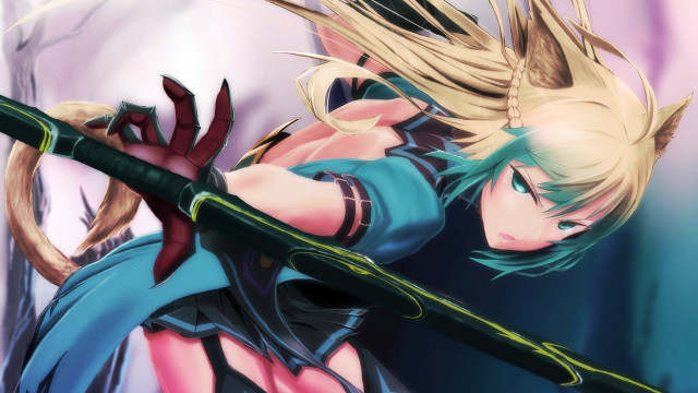 Woman sword in hand sword free wallpaper for desktop - medium preview image