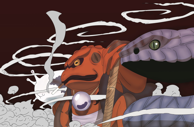 Giant snake rope man suit free wallpaper for desktop - medium preview image