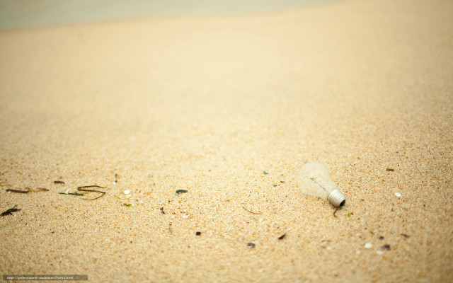 Bottle of wine sand beach free wallpaper for desktop - medium preview image