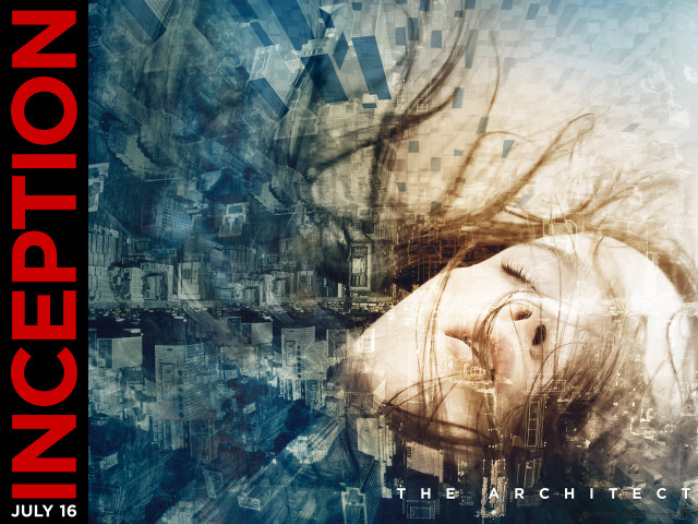 Woman head hands city background free wallpaper for desktop - medium preview image