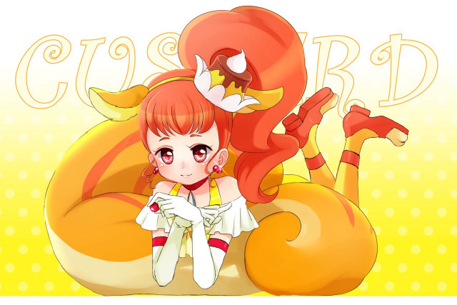 Girl sitting giant orange object free wallpaper for desktop - medium preview image