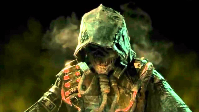 Man green outfit hood helmet free wallpaper for desktop - medium preview image