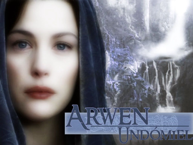Woman hood waterfall arwen undomiel free wallpaper for desktop - medium preview image