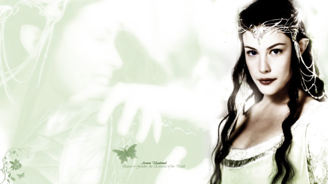 Woman crown hair green background free wallpaper for desktop - medium preview image