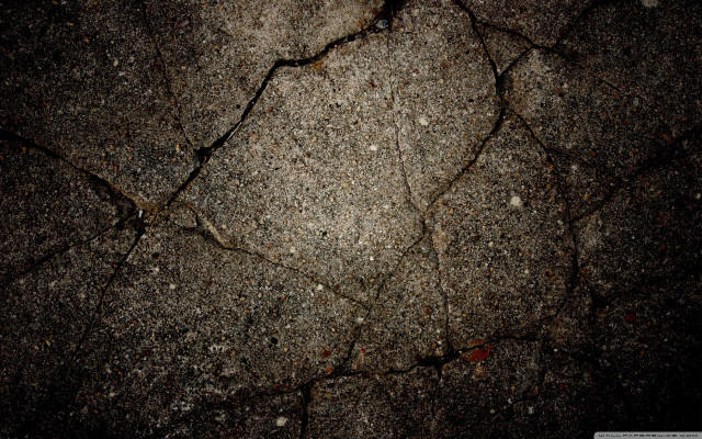 Cracked surface heart shaped hole free wallpaper for desktop - medium preview image