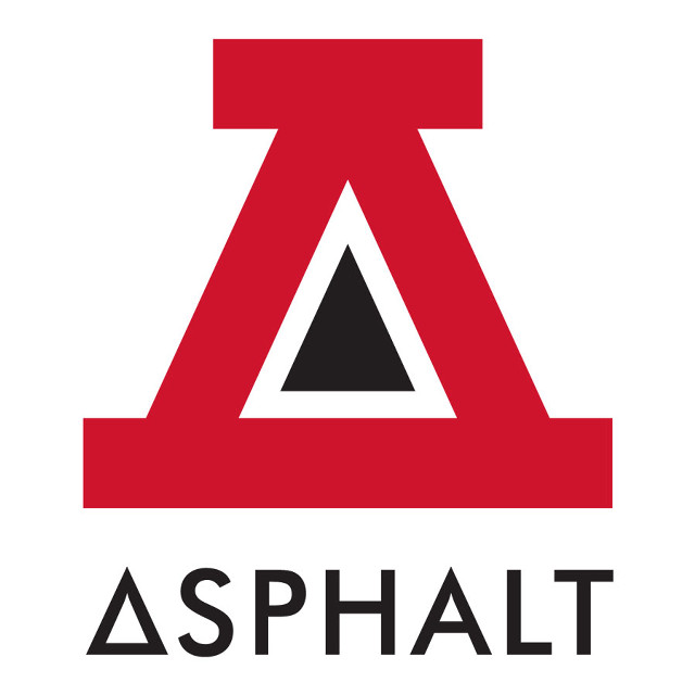 Asphalt logo design graphic illustration free wallpaper for tablet - medium preview image