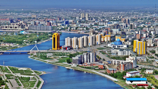 City river bridge crossing middle #2 free wallpaper for desktop - medium preview image