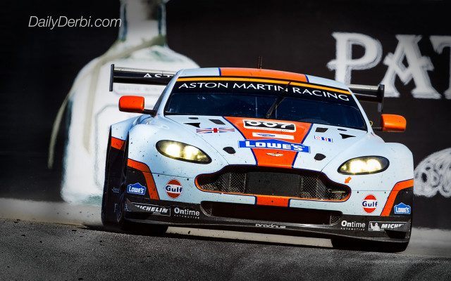 Racing car track aston martin free wallpaper for desktop - medium preview image