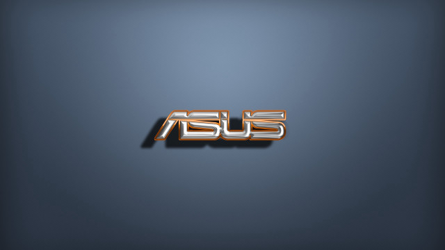 Asus logo blue background shadow free wallpaper for desktop - medium preview image