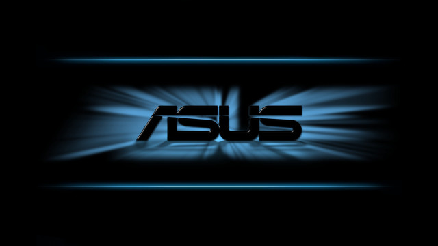 Blue black background asus light free wallpaper for desktop - medium preview image