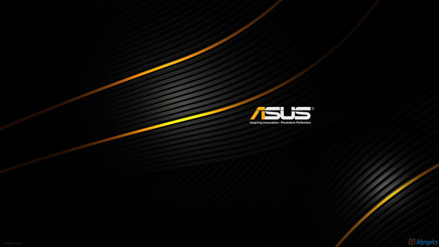 Asus black yellow wallpaper stripe free wallpaper for desktop - medium preview image