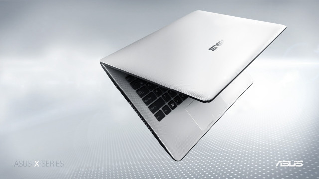 Laptop white background gray dots free wallpaper for desktop - medium preview image