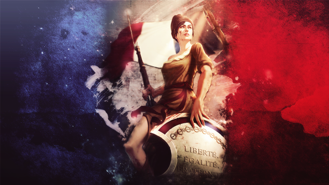 Woman dress barrel flag background free wallpaper for desktop - medium preview image