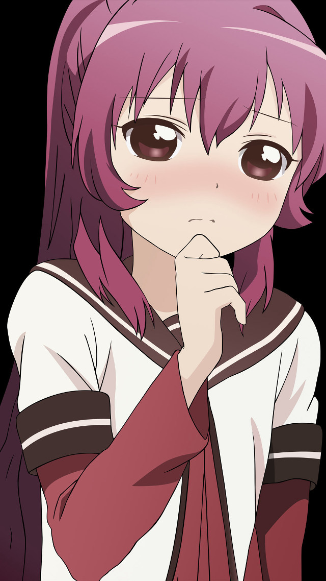 Pink hair girl rayonism yandere free wallpaper for mobile - medium preview image