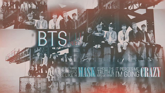 Bts u need u collage free wallpaper for desktop - medium preview image