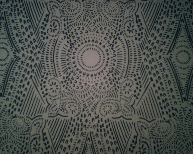 Black white pattern wallpaper circular free wallpaper for desktop - medium preview image