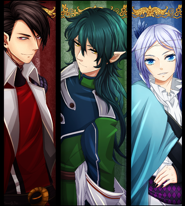 Anime characters hair colors styles #2 free wallpaper for tablet - medium preview image